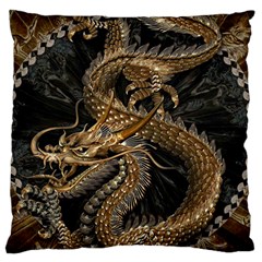 Fantasy Dragon Pentagram Standard Flano Cushion Case (one Side) by Sudhe