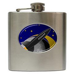 Science-fiction-sci-fi-sci-fi-logo Hip Flask (6 Oz) by Sudhe