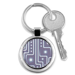 Pattern-non-seamless-background Key Chain (round) by Sudhe