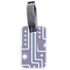 Pattern-non-seamless-background Luggage Tag (two Sides) by Sudhe