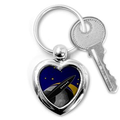 Science-fiction-sci-fi-sci-fi-logo Key Chain (heart) by Sudhe