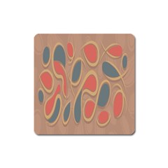 Background-abstract-non-seamless Square Magnet