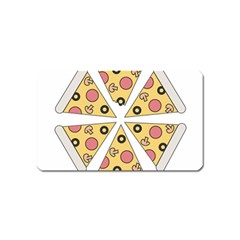 Pizza-slice-food-italian Magnet (name Card) by Sudhe