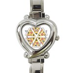 Pizza-slice-food-italian Heart Italian Charm Watch Front