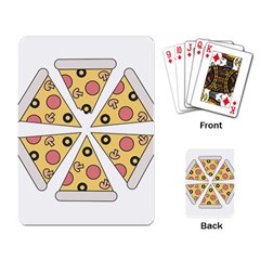 Pizza-slice-food-italian Playing Cards Single Design (rectangle) by Sudhe