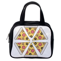 Pizza-slice-food-italian Classic Handbag (one Side) by Sudhe