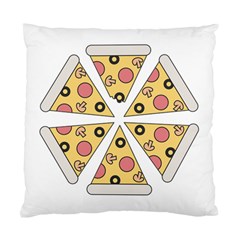 Pizza-slice-food-italian Standard Cushion Case (two Sides) by Sudhe