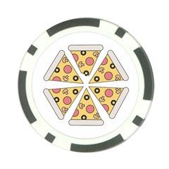 Pizza-slice-food-italian Poker Chip Card Guard (10 Pack) by Sudhe