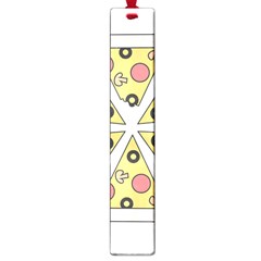 Pizza-slice-food-italian Large Book Marks by Sudhe