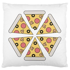 Pizza-slice-food-italian Standard Flano Cushion Case (one Side) by Sudhe