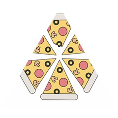 Pizza-slice-food-italian Wooden Puzzle Triangle by Sudhe