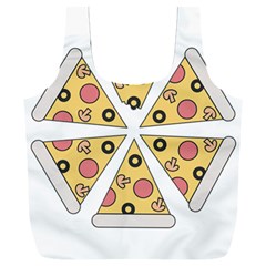 Pizza-slice-food-italian Full Print Recycle Bag (xxl) by Sudhe