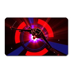 Science-fiction-cover-adventure Magnet (rectangular) by Sudhe