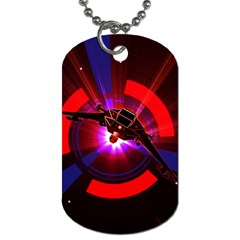 Science-fiction-cover-adventure Dog Tag (two Sides) by Sudhe