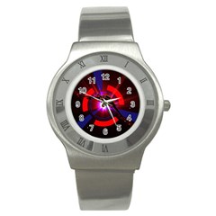 Science-fiction-cover-adventure Stainless Steel Watch by Sudhe