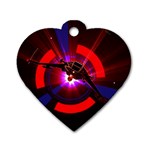 Science-fiction-cover-adventure Dog Tag Heart (Two Sides) Front