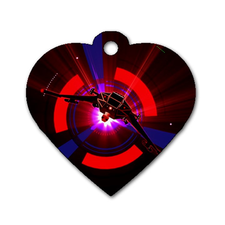 Science-fiction-cover-adventure Dog Tag Heart (Two Sides)