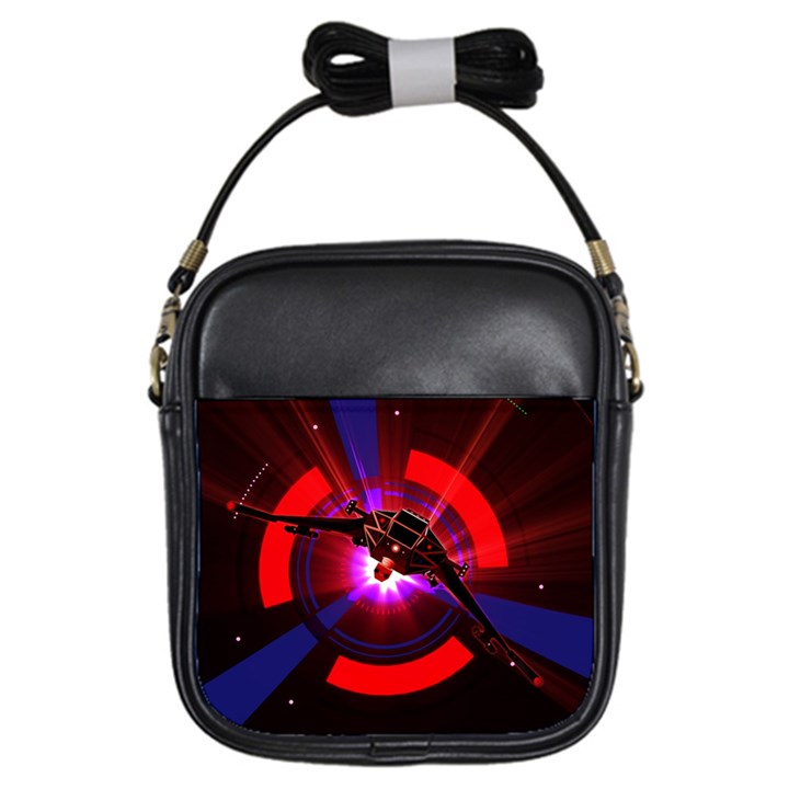 Science-fiction-cover-adventure Girls Sling Bag