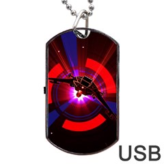 Science-fiction-cover-adventure Dog Tag Usb Flash (one Side) by Sudhe