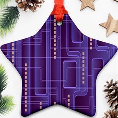 Background-non-seamless-pattern Star Ornament (two Sides) by Sudhe