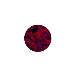 Roses-red-purple-flowers-pretty 1  Mini Buttons by Sudhe