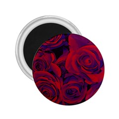 Roses-red-purple-flowers-pretty 2 25  Magnets by Sudhe