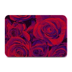 Roses-red-purple-flowers-pretty Plate Mats by Sudhe