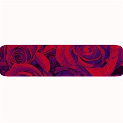 Roses-red-purple-flowers-pretty Large Bar Mats by Sudhe