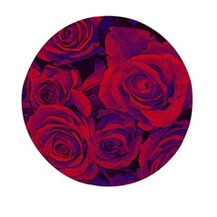 Roses-red-purple-flowers-pretty Mini Round Pill Box (pack Of 5)