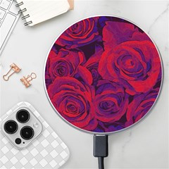 Roses-red-purple-flowers-pretty Wireless Charger