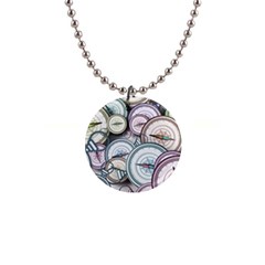 Compass-direction-north-south-east 1  Button Necklace by Sudhe