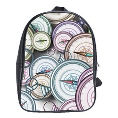 Compass-direction-north-south-east School Bag (xl)