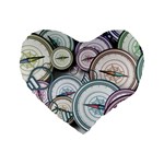 Compass-direction-north-south-east Standard 16  Premium Heart Shape Cushions Front