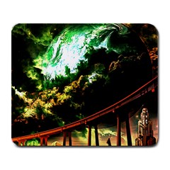 Science-fiction-forward-futuristic Large Mousepads