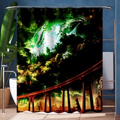 Science-fiction-forward-futuristic Shower Curtain 60  X 72  (medium) 