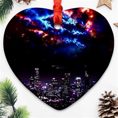 Science-fiction-sci-fi-forward Ornament (heart) by Sudhe