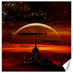 Science-fiction-digital-illustration Canvas 12  X 12  by Sudhe