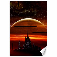 Science-fiction-digital-illustration Canvas 20  X 30  by Sudhe