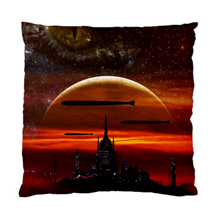 Science-fiction-digital-illustration Standard Cushion Case (Two Sides)