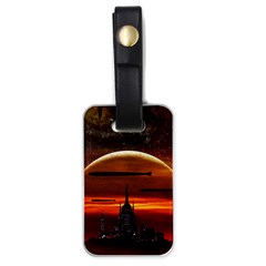 Science-fiction-digital-illustration Luggage Tag (one Side) by Sudhe