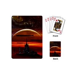 Science-fiction-digital-illustration Playing Cards Single Design (mini)