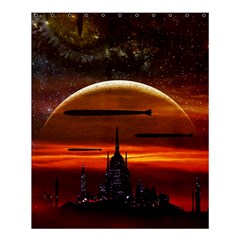 Science-fiction-digital-illustration Shower Curtain 60  X 72  (medium)  by Sudhe