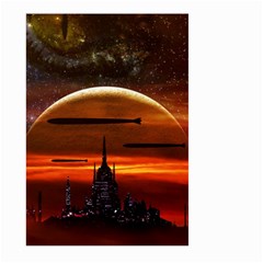 Science-fiction-digital-illustration Large Garden Flag (two Sides) by Sudhe