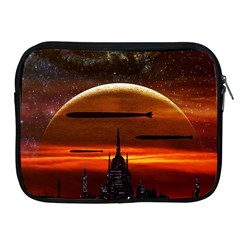 Science-fiction-digital-illustration Apple Ipad 2/3/4 Zipper Cases by Sudhe