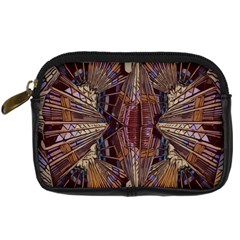 Abstract-design-backdrop-pattern Digital Camera Leather Case by Sudhe