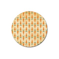 Pattern-carrot-pattern-carrot-print Magnet 3  (round) by Sudhe