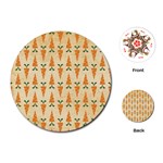 Pattern-carrot-pattern-carrot-print Playing Cards Single Design (Round) Front