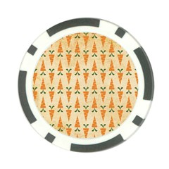 Pattern-carrot-pattern-carrot-print Poker Chip Card Guard by Sudhe