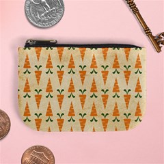 Pattern-carrot-pattern-carrot-print Mini Coin Purse by Sudhe