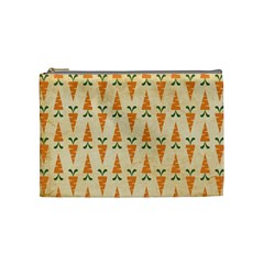 Pattern-carrot-pattern-carrot-print Cosmetic Bag (medium) by Sudhe